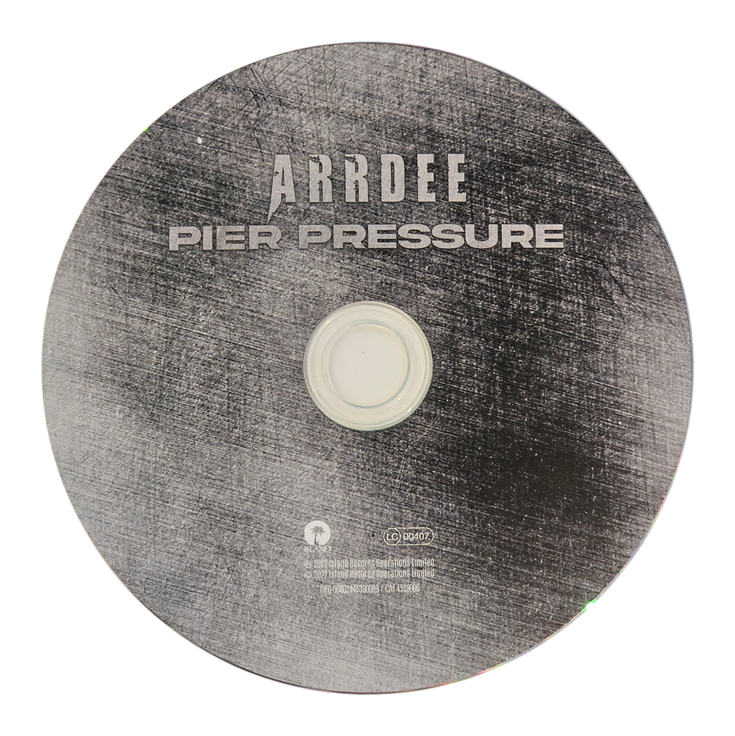 Framed display of Arrdee signed Pier Pressure CD