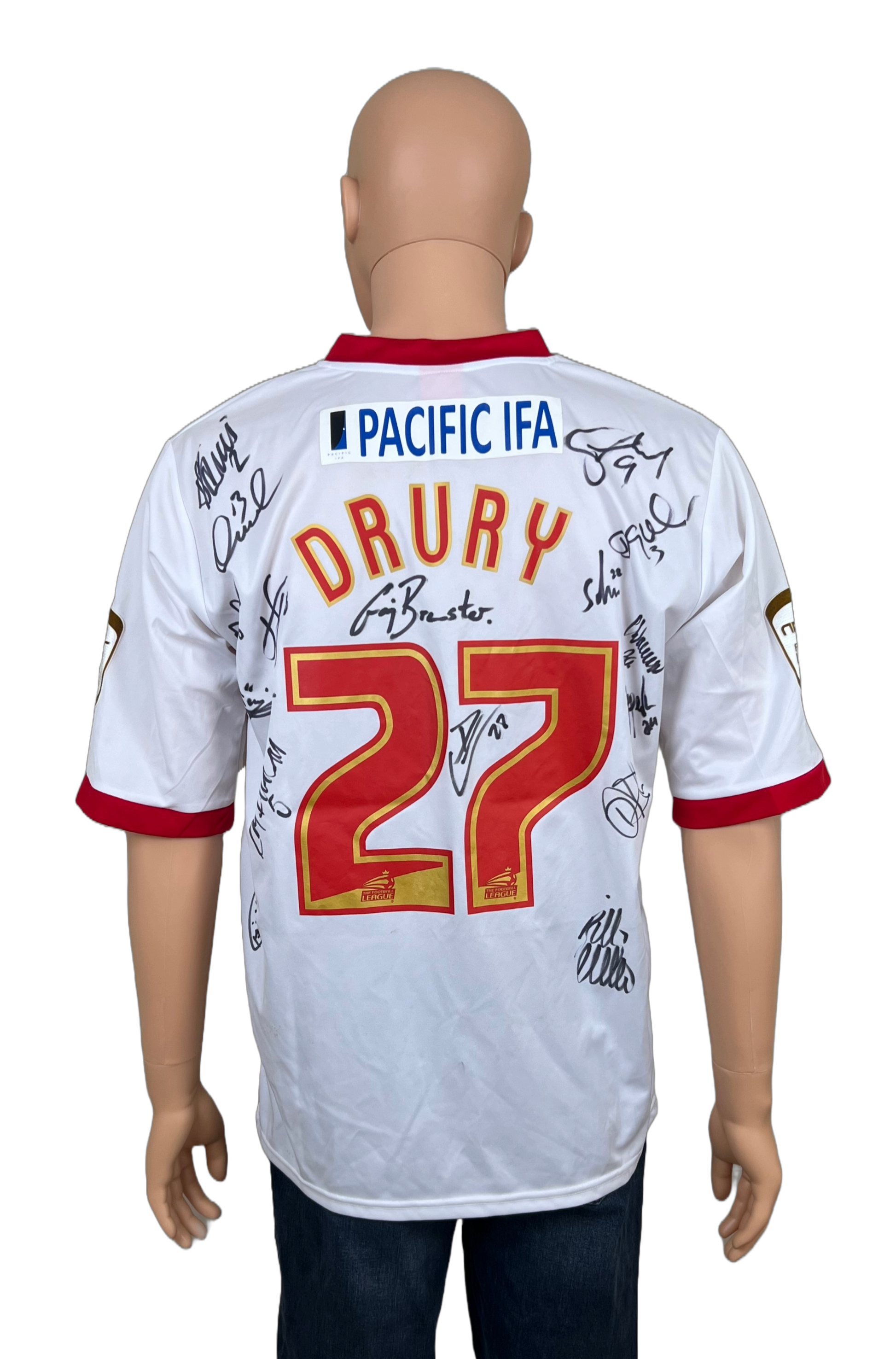 Andy Drury squad signed football memorabilia - Crawley Town 2011 Squad