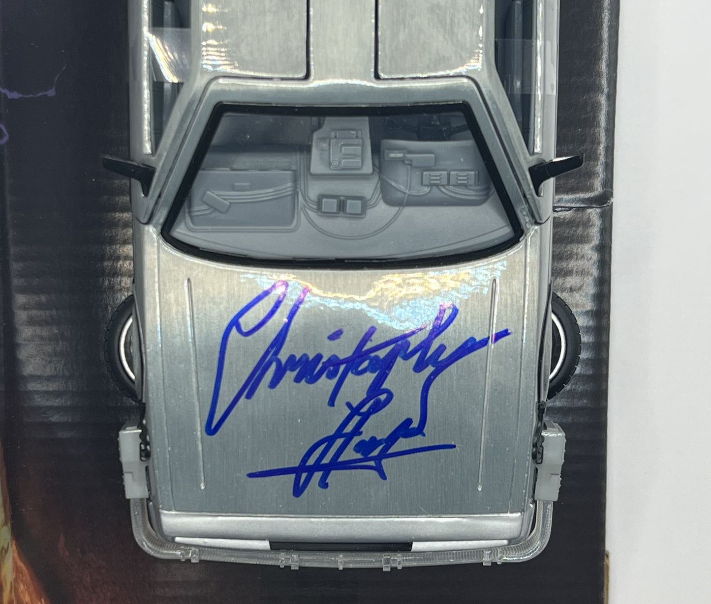 Christopher Lloyd: Back to the Future 2 Signed DeLorean