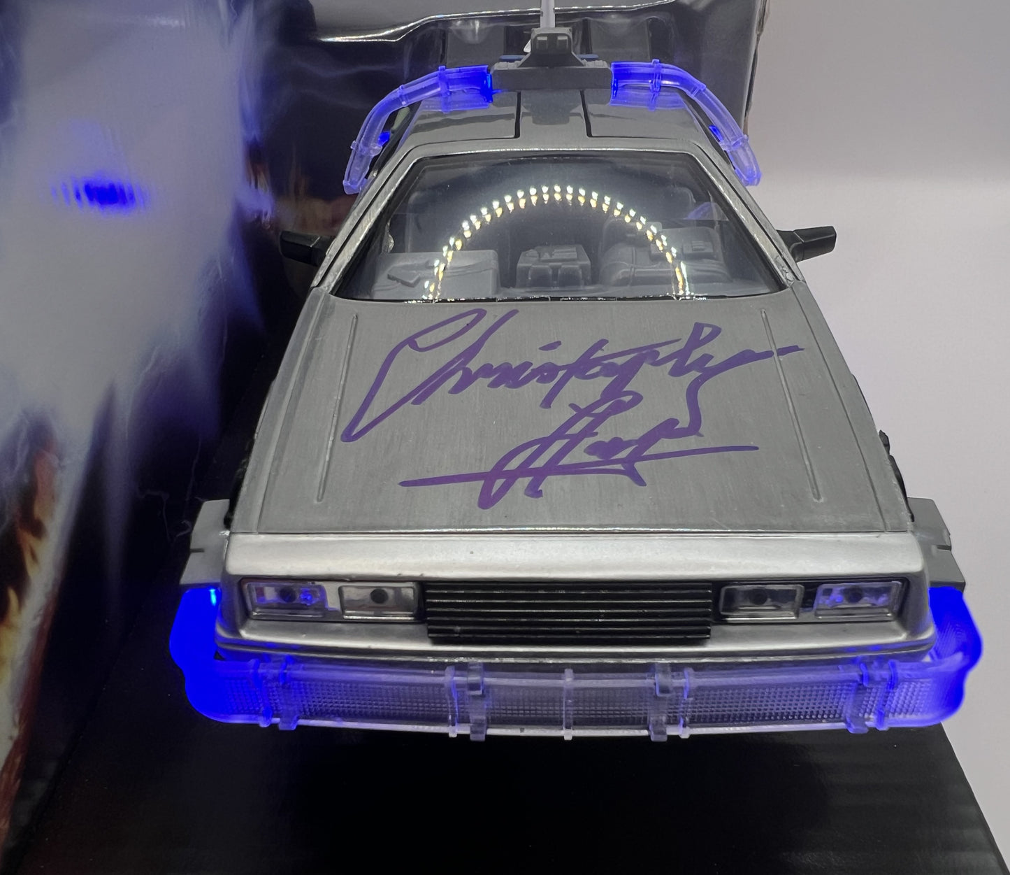 Christopher Lloyd: Back to the Future 2 Signed DeLorean