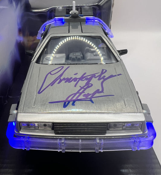 Christopher Lloyd: Back to the Future 2 Signed DeLorean