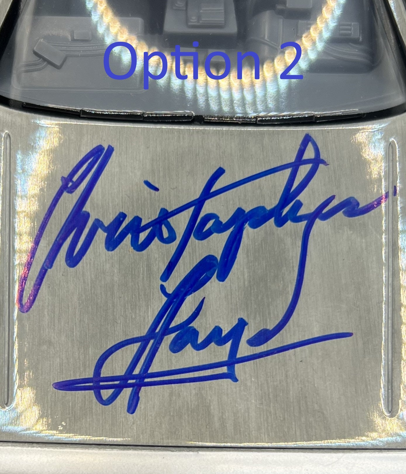 Christopher Lloyd: Back to the Future 2 Signed DeLorean