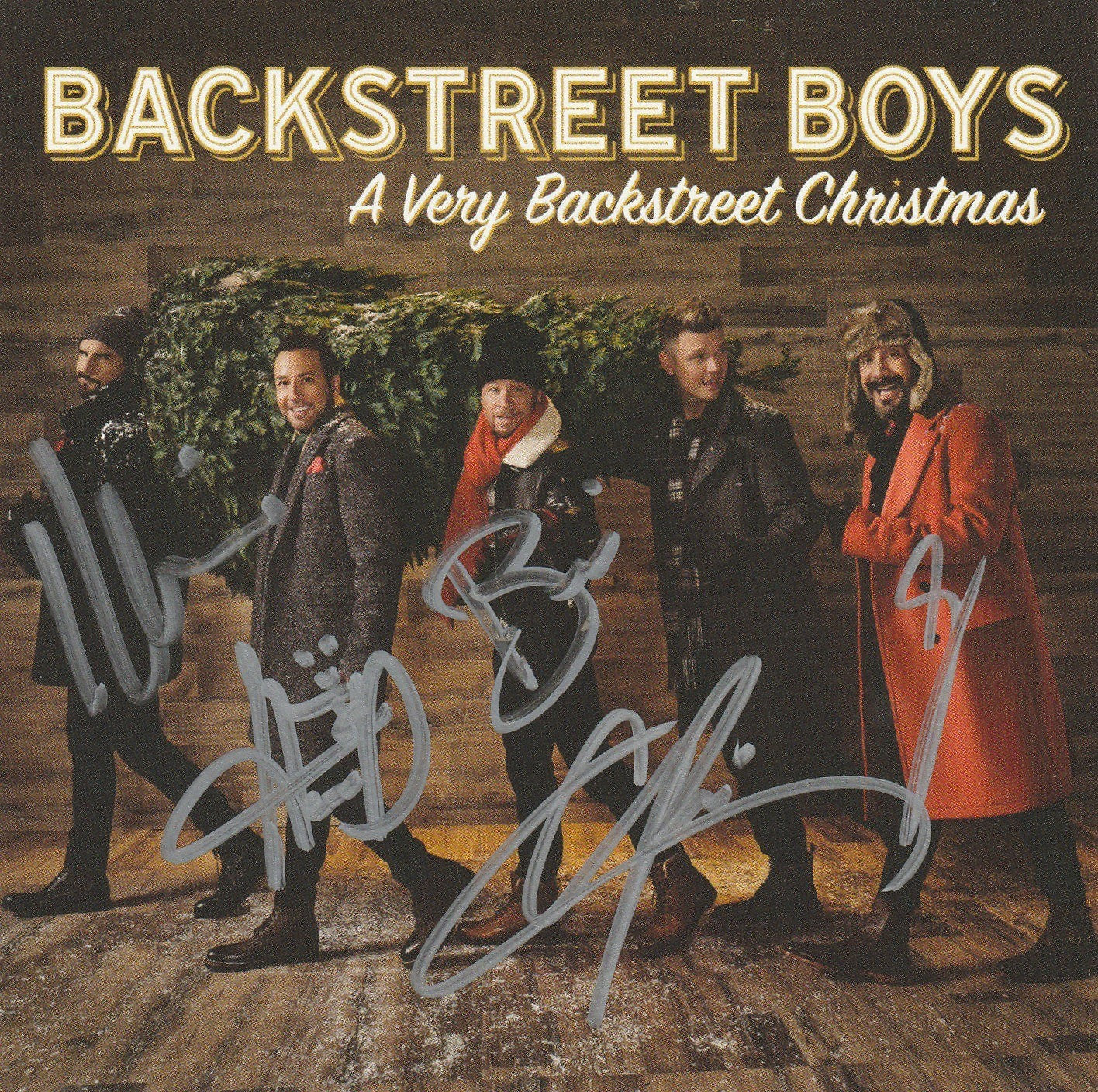 Backstreet Boys signed and framed album