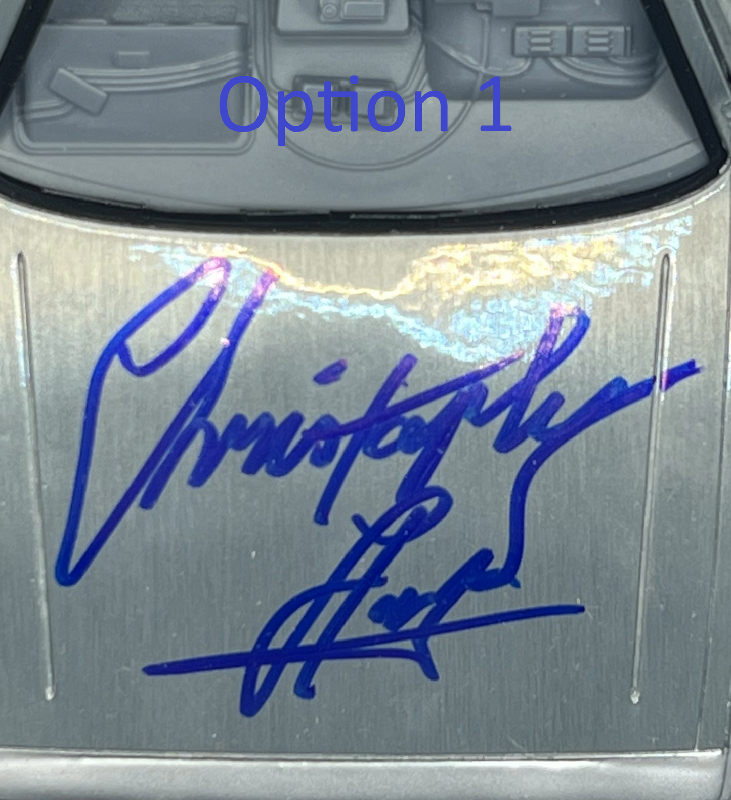 Christopher Lloyd: Back to the Future 2 Signed DeLorean