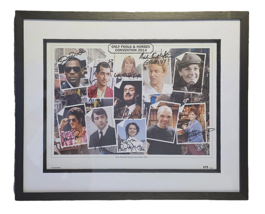 Only Fools and Horses: Multi Cast Framed and Signed 2014